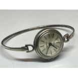 A VINTAGE SILVER WRIST WATCH