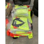 A LARGE QUANTITY OF HI VIZ AND REFLECTIVE JACKETS