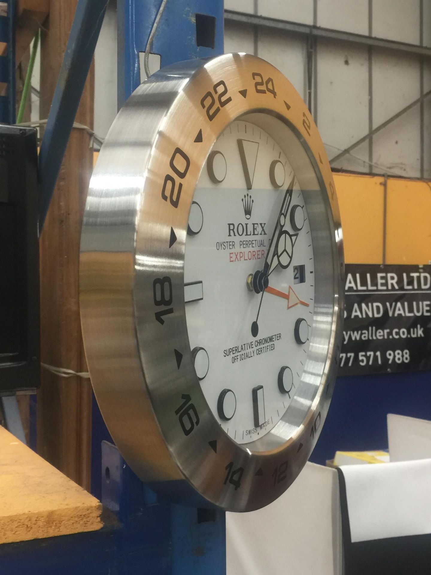 A DEALERS WALL CLOCK - Image 2 of 2