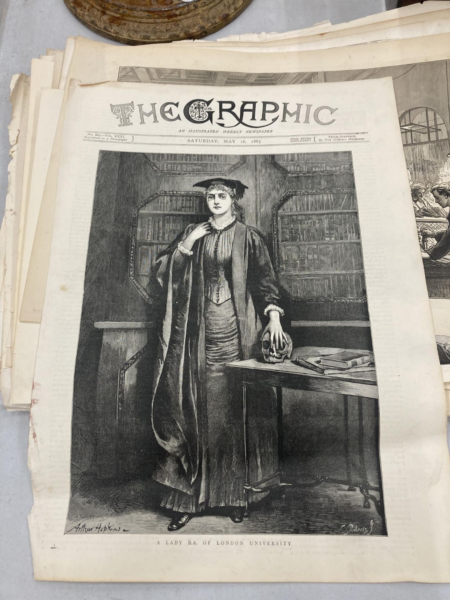 A COLLECTION OF VINTAGE THE GRAPHIC ENGRAVINGS - Image 6 of 6