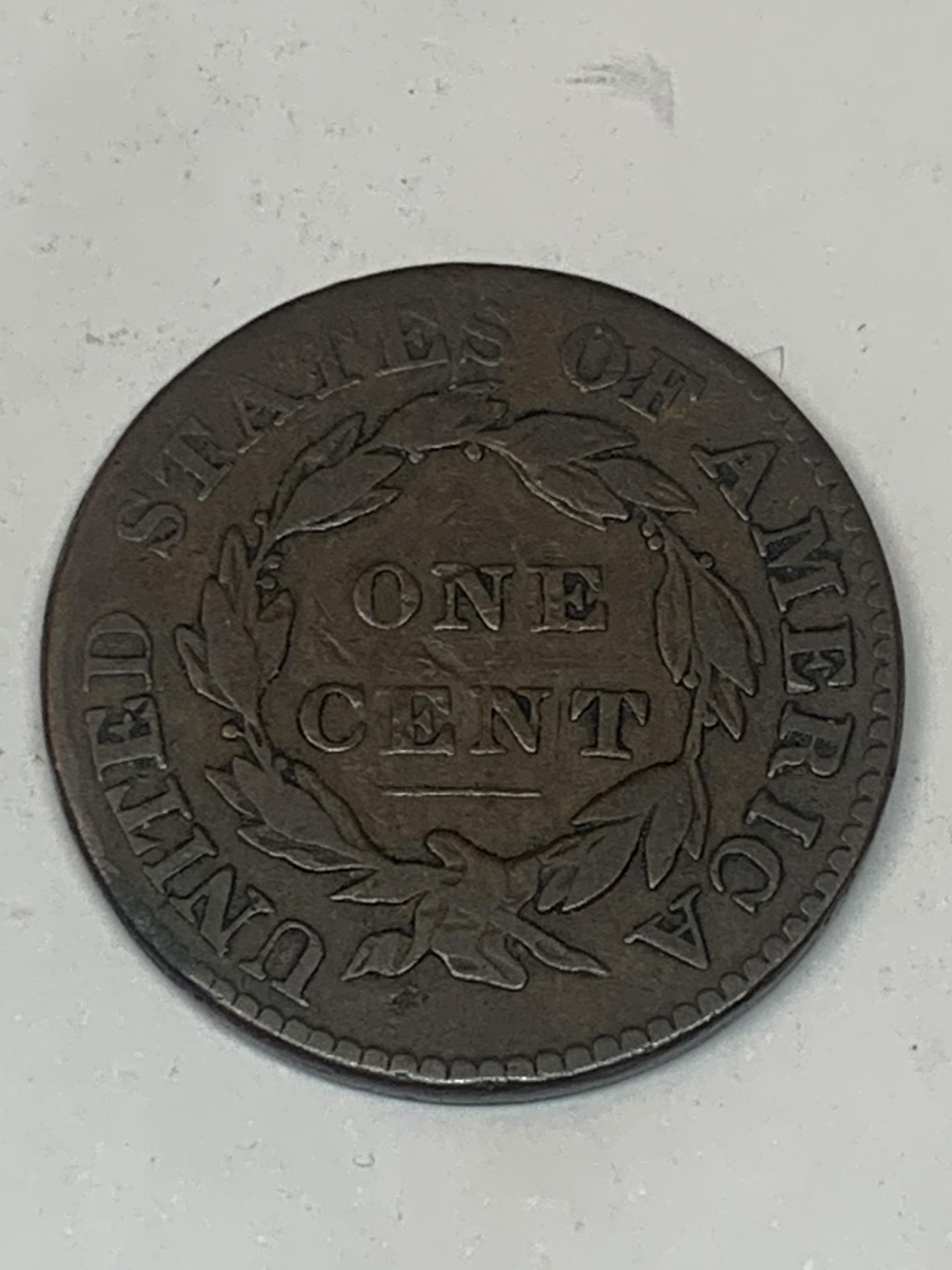 AN 1876 CC U.S.A SEATED LIBERTY SILVER DIME COIN, BELIEVED VF - Image 5 of 6