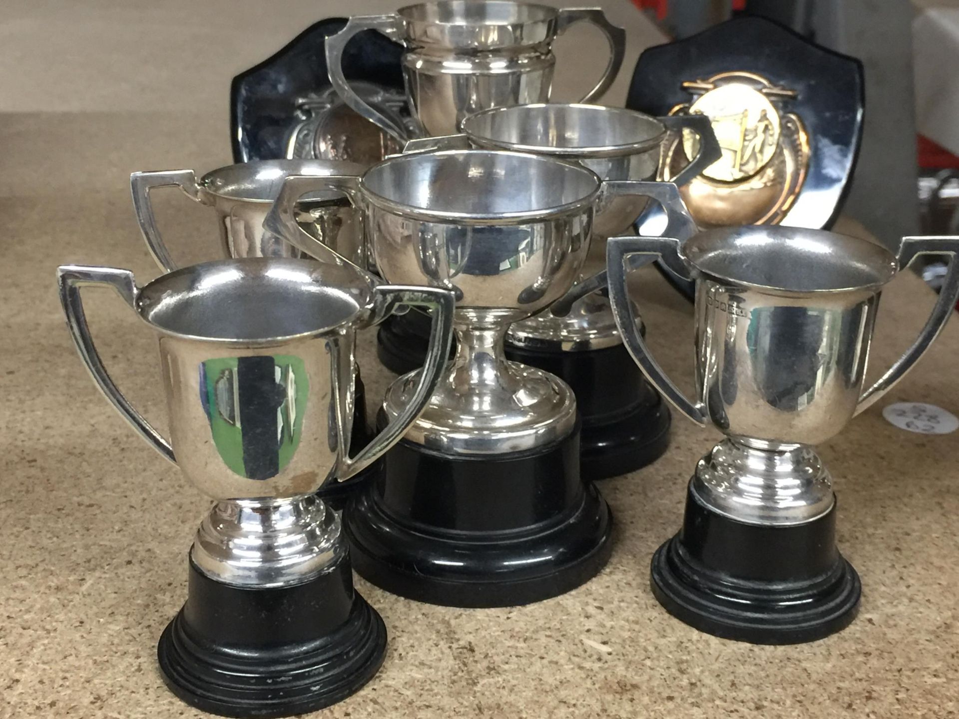 A COLLECTION OF SMALL TROPHIES AND PLAQUES - 8 IN TOTAL - Bild 4 aus 4