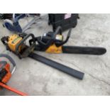 A PARTNER 370 CHAINSAW AND A PARTNER HG 55-12 HEDGE TRIMMER