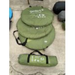 THREE GELERT 2 MAN POP UP TENTS AND A FURTHER GELERT TWO MAN TENT