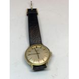 A VINTAGE ROTARY WRIST WATCH SEEN WORKING BUT NO WARRANTY