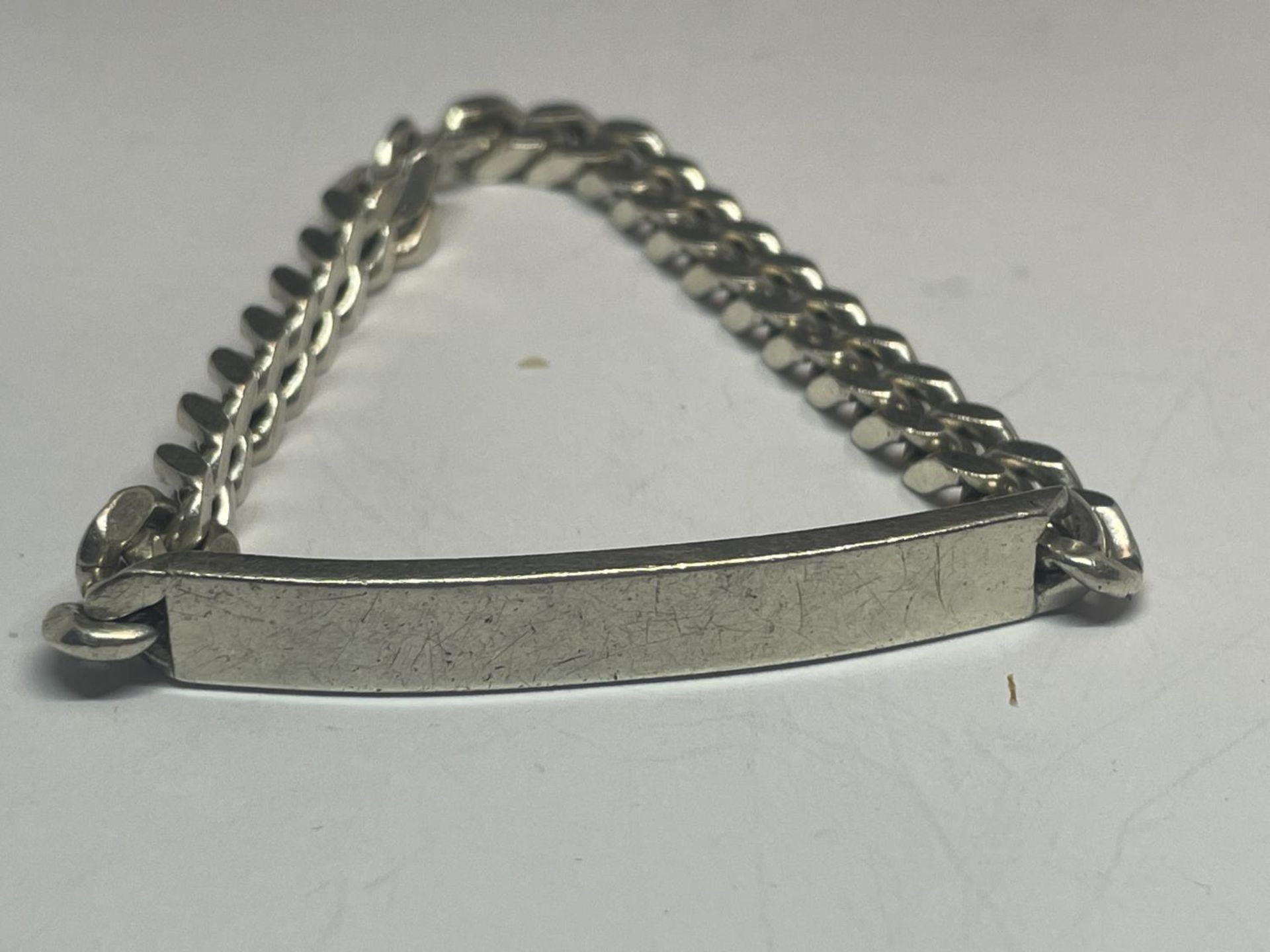 A SILVER ID BRACELET - Image 2 of 3