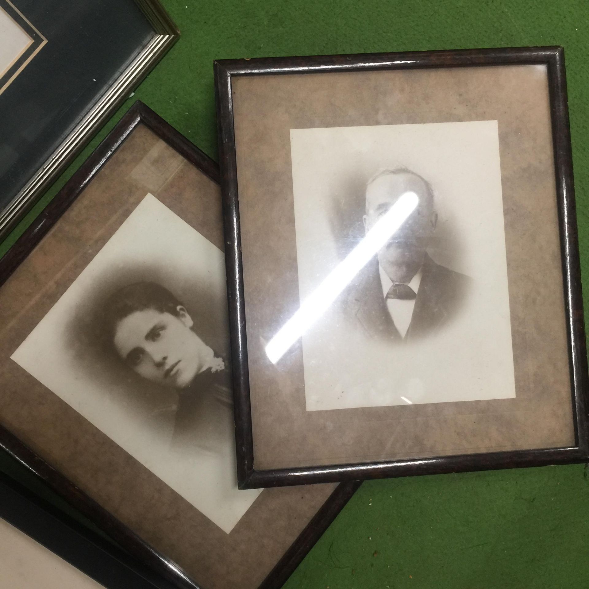 TWO FRAMED SEPIA PORTRAITS PLUS THREE FRAMED PRINTS - Bild 2 aus 5