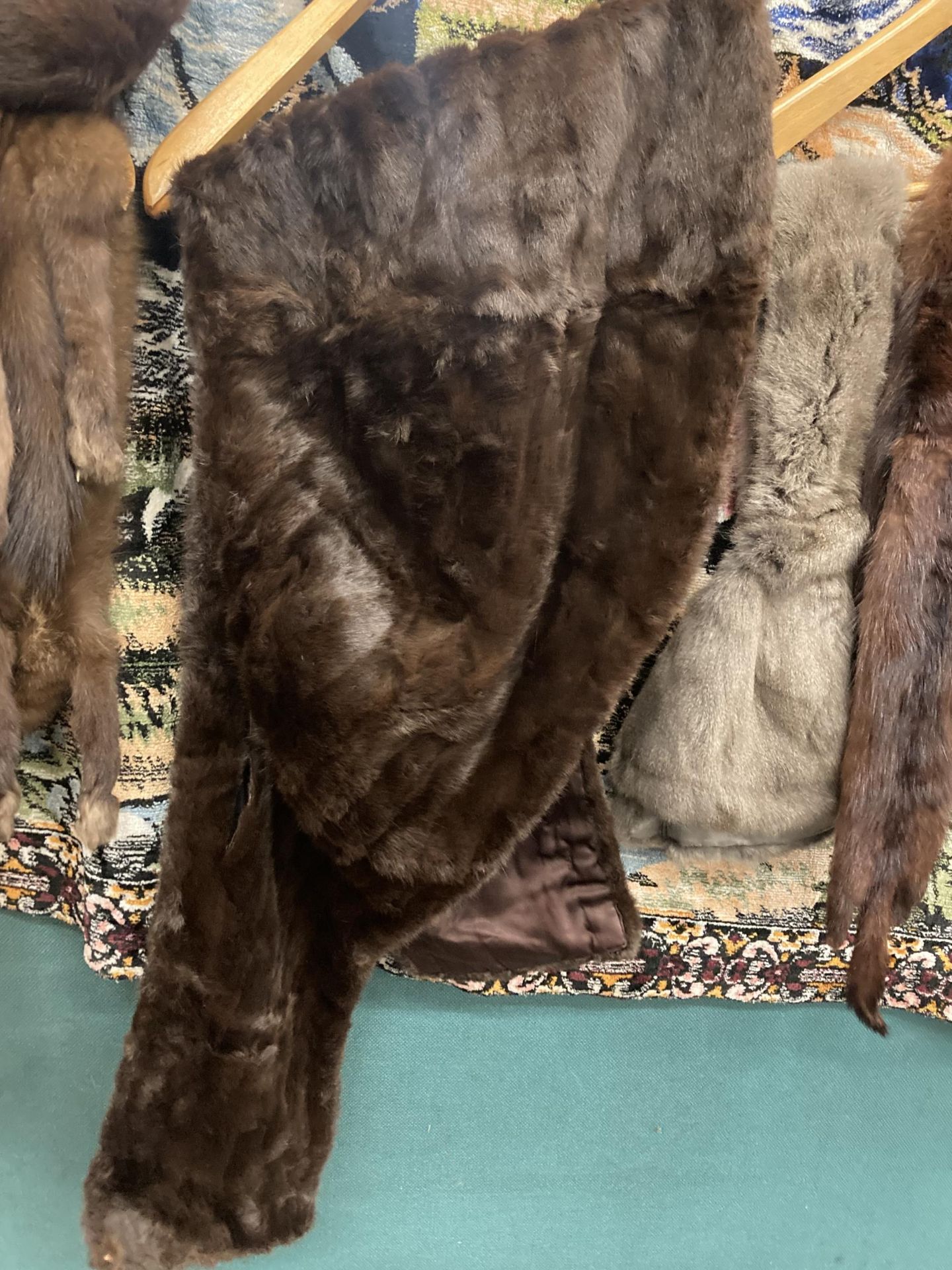 A VINTAGE 'BROWNS OF CHESTER' FUR STOLE