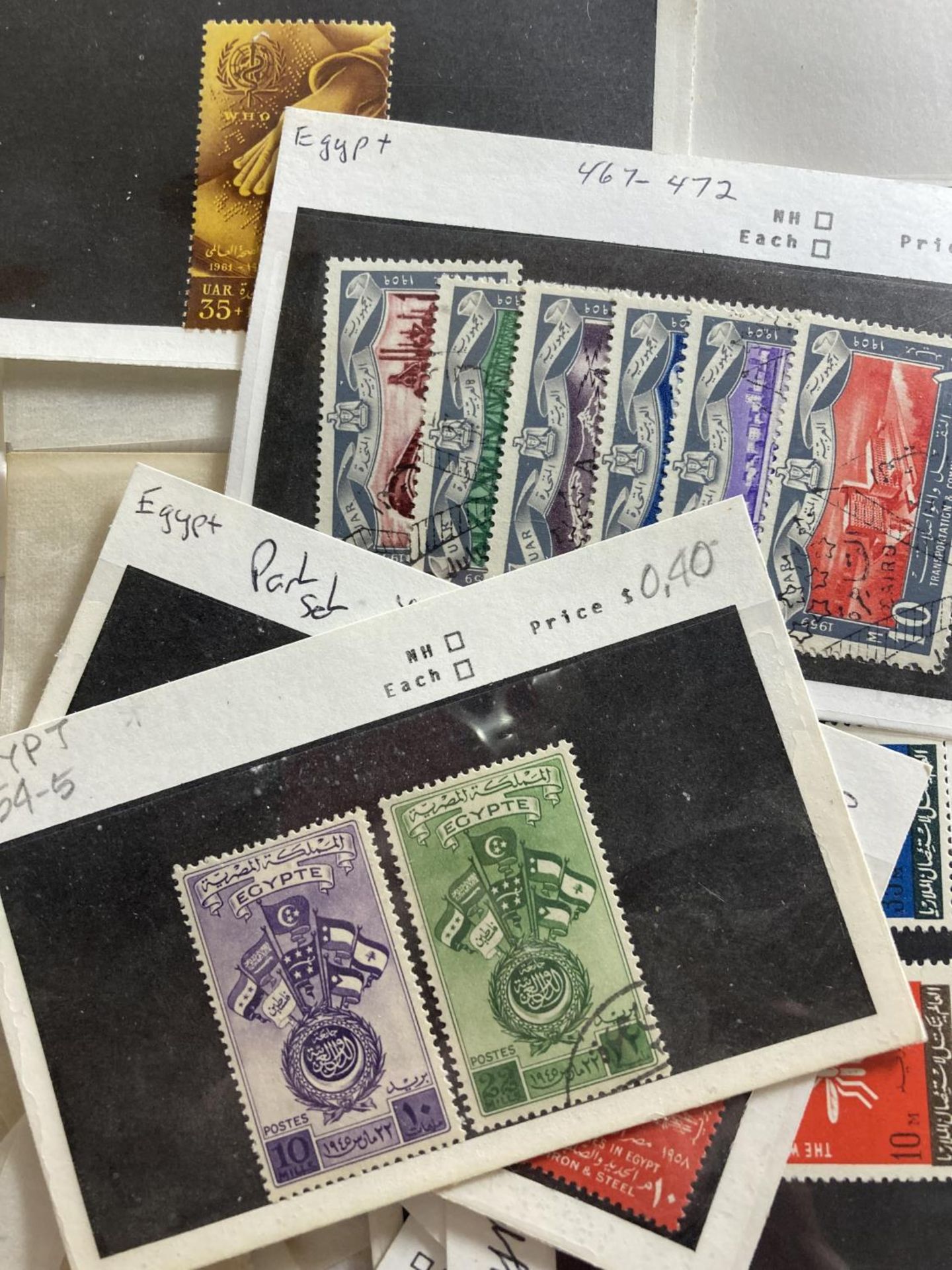 A MIXED LOT OF STAMPS TO INCLUDE EGYPT, POLAND INDONESIA, AFGHANISTAN, RUSSIA, MAURITANIA ETC MANY - Image 7 of 7