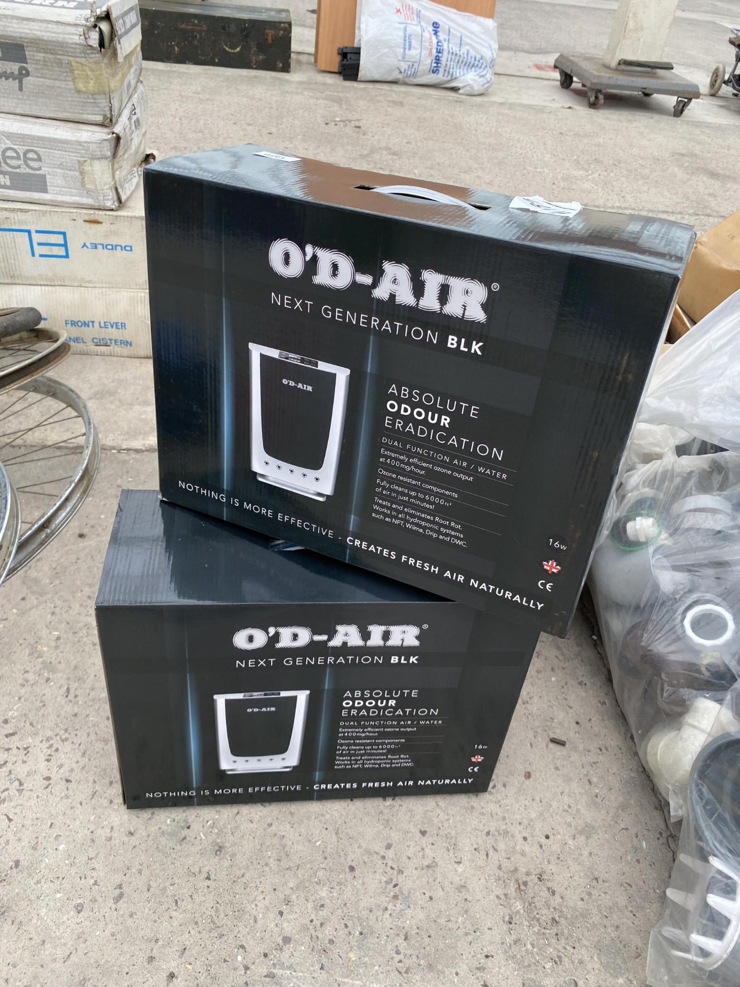 TWO BOXED O'D-AIR AIR PURIFIERS