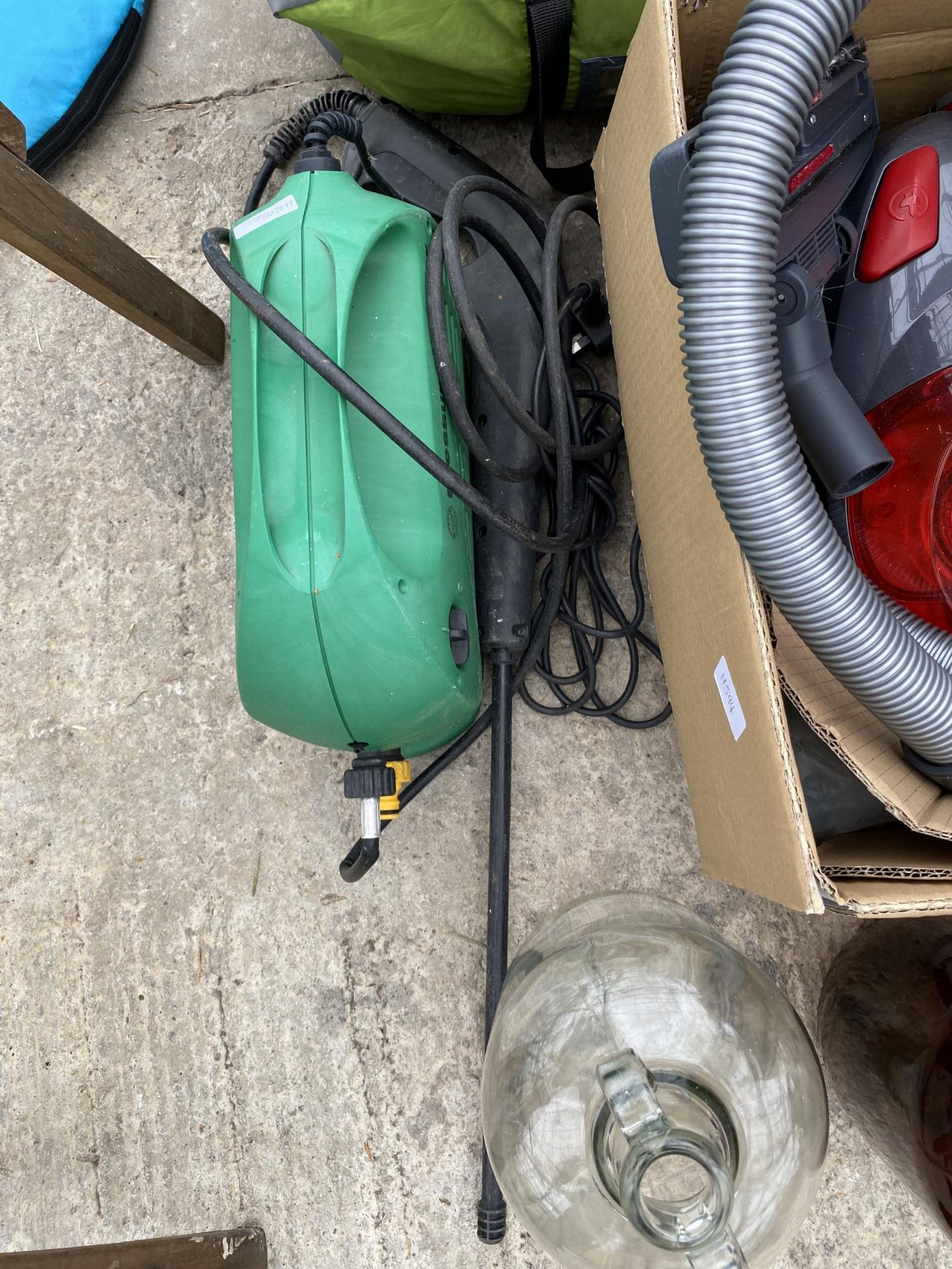 AN ASSORTMENT OF ITEMS TO IBNCLUDE THREE DEMI JOHNS, A PRESSURE WASHER AND A VACUUM CLEANER ETC - Image 3 of 4