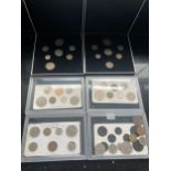 SIX UK QEII COIN YEAR SETS FOR 1957-1961 & 1964