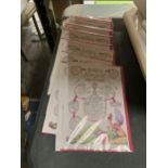 FIFTY NEW AND SEALED BIRTHDAY CARDS BY FUNK TART