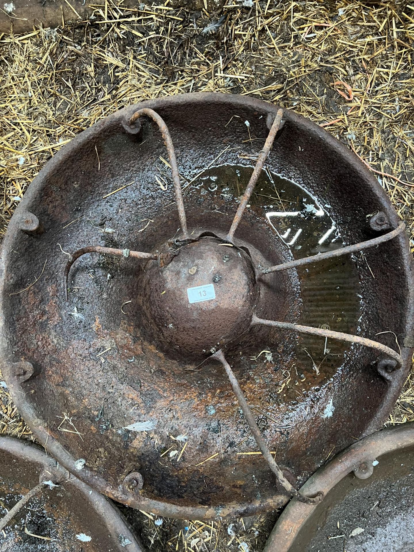 A MEXICAN HAT PIG FEEDER + VAT