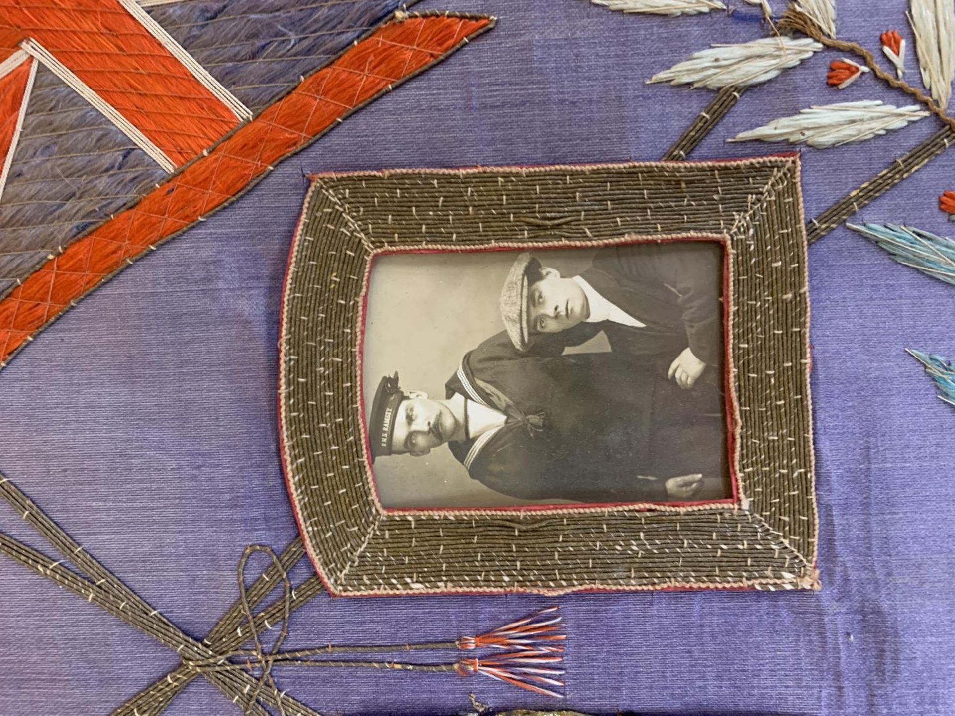 A WORLD WAR I EMBROIDERED SILK - Image 2 of 3