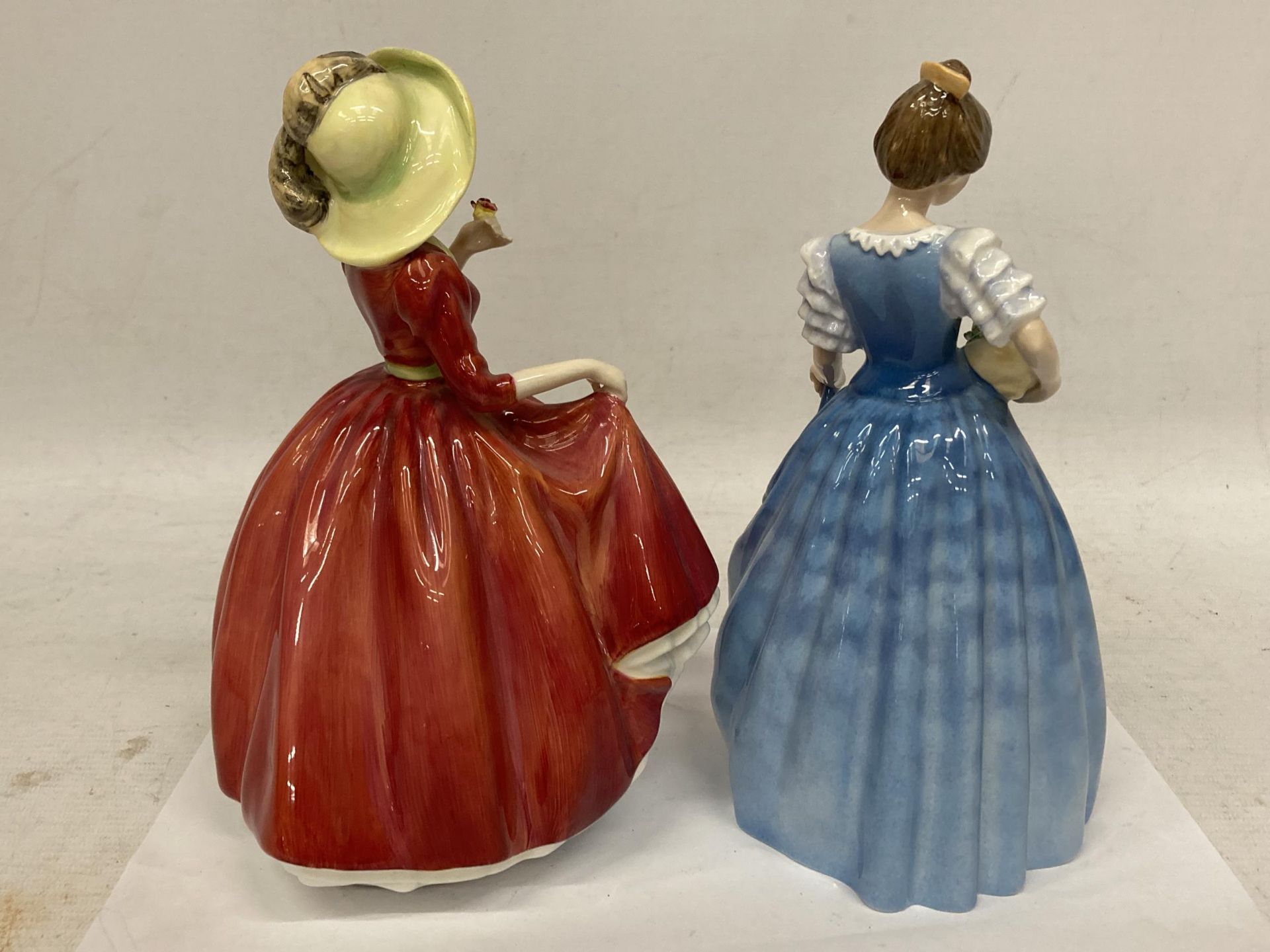 TWO ROYAL DOULTON FIGURINES "A SINGLE RED ROSE" HN 3376 AND "HELEN" HN3601 - Image 2 of 4
