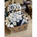 A LARGE QUANTITY OF NEW ROLLS OF WALL PAPER
