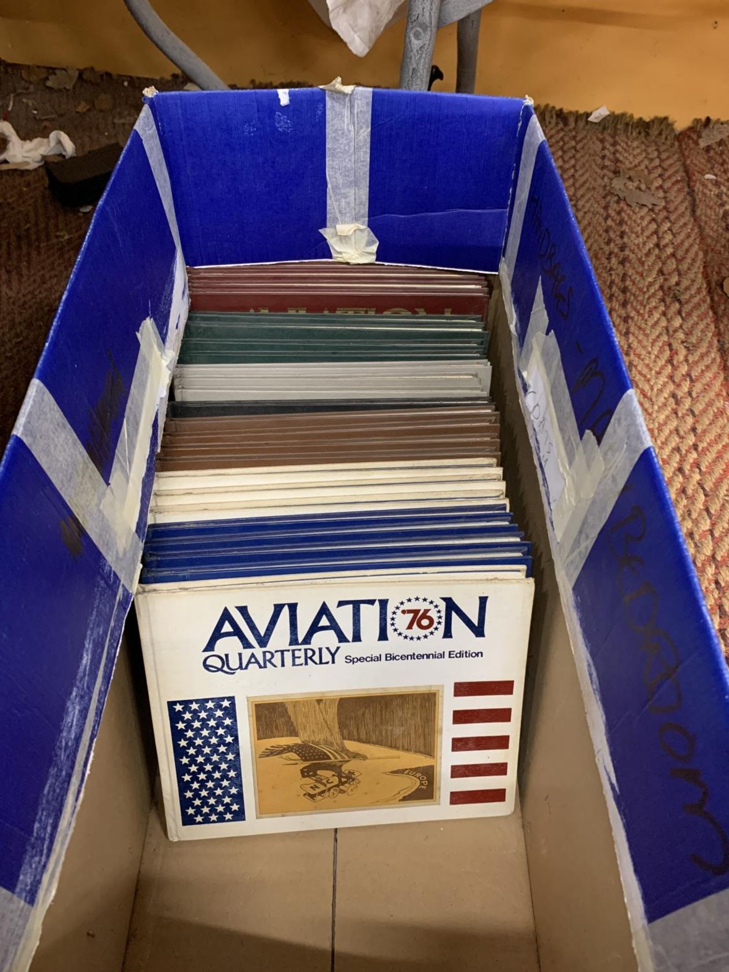 A LARGE COLLECTION OF 'AVIATION QUARTERLY' BOOKS - 24 IN TOTAL