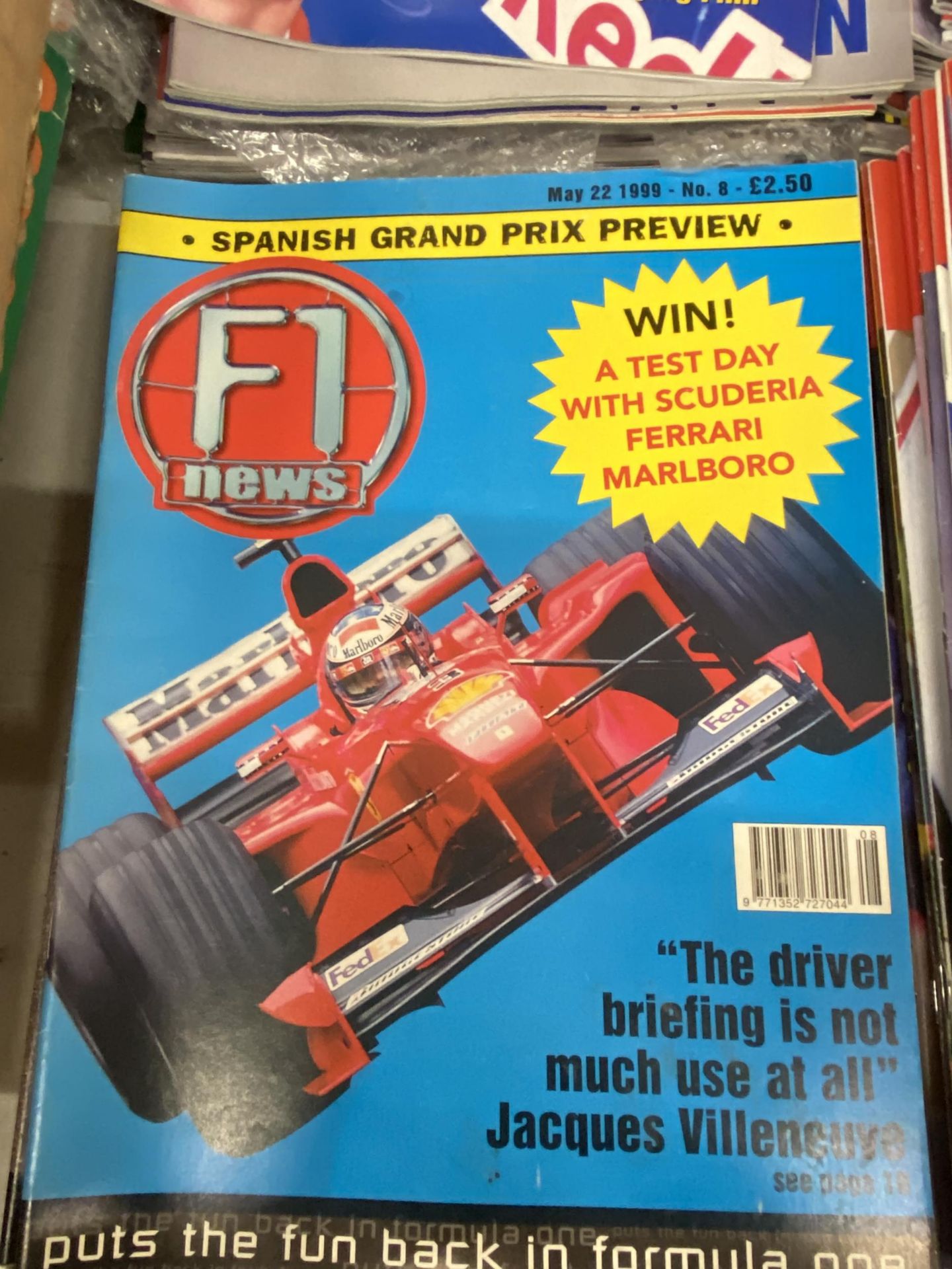 A COLLECTION OF 1990'S F1 NEWS MAGAZINES - Image 6 of 6