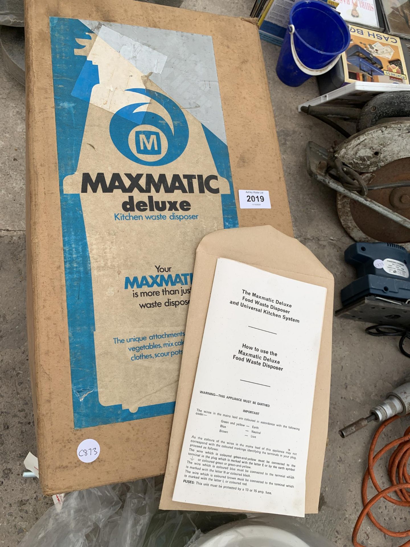 A NEW AND BOXED MAXMATIC KITCHEN WASTE DISPOSER - Image 2 of 3