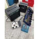 AN ASSORTMENT OITEM TO INCLUDE AMPLIFIERS AND MIXING DECKS ETC