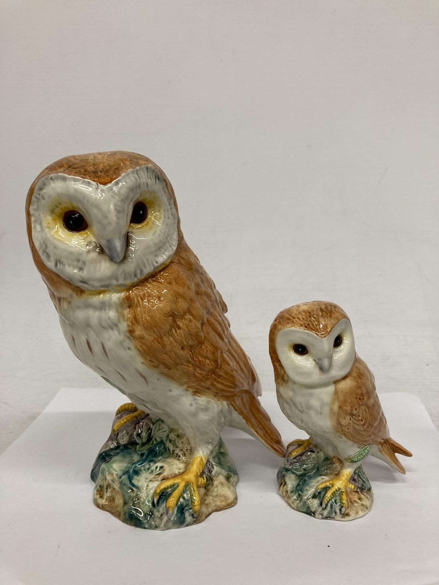 TWO BESWICK OWLS