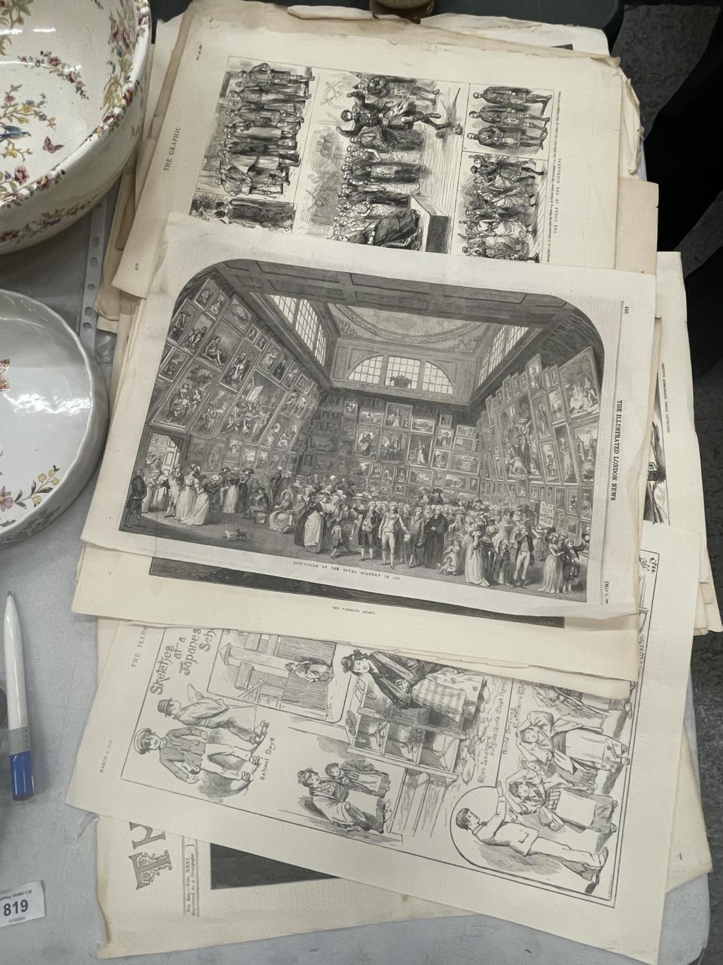 A COLLECTION OF VINTAGE THE GRAPHIC ENGRAVINGS