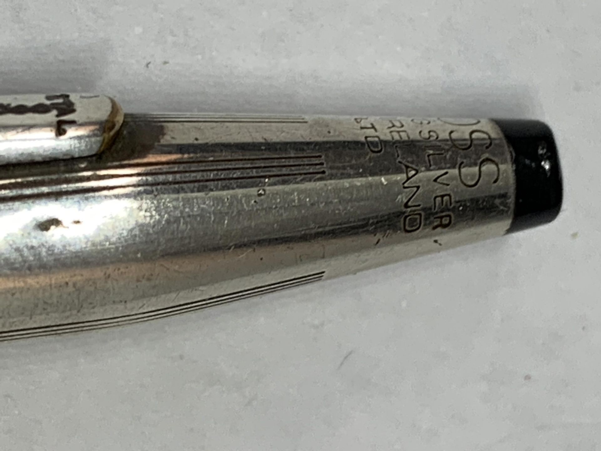 A SILVER CROSS PEN MADE IN IRELAND - Image 3 of 3