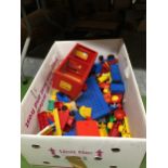 A BOX OF ASSORTED DUPLO LEGO