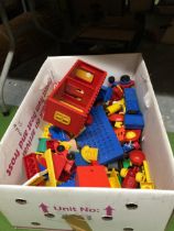 A BOX OF ASSORTED DUPLO LEGO