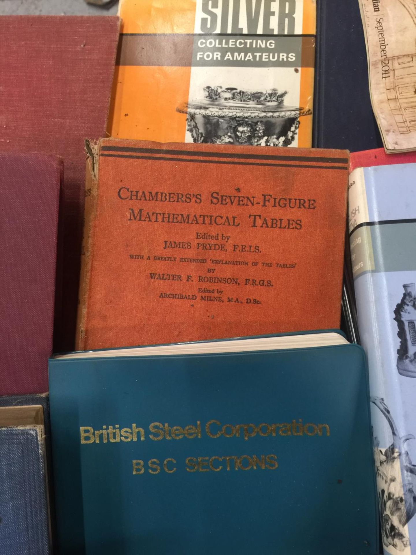 A QUANTITY OF HARDBACK BOOKS ON SURVEYING, MECHANICS, CHAMBER'S MATHMATICAL TABLES, THEORY OF - Image 5 of 5