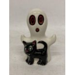 A LORNA BAILEY HAND PAINTED AND SIGNED GHOST CAT