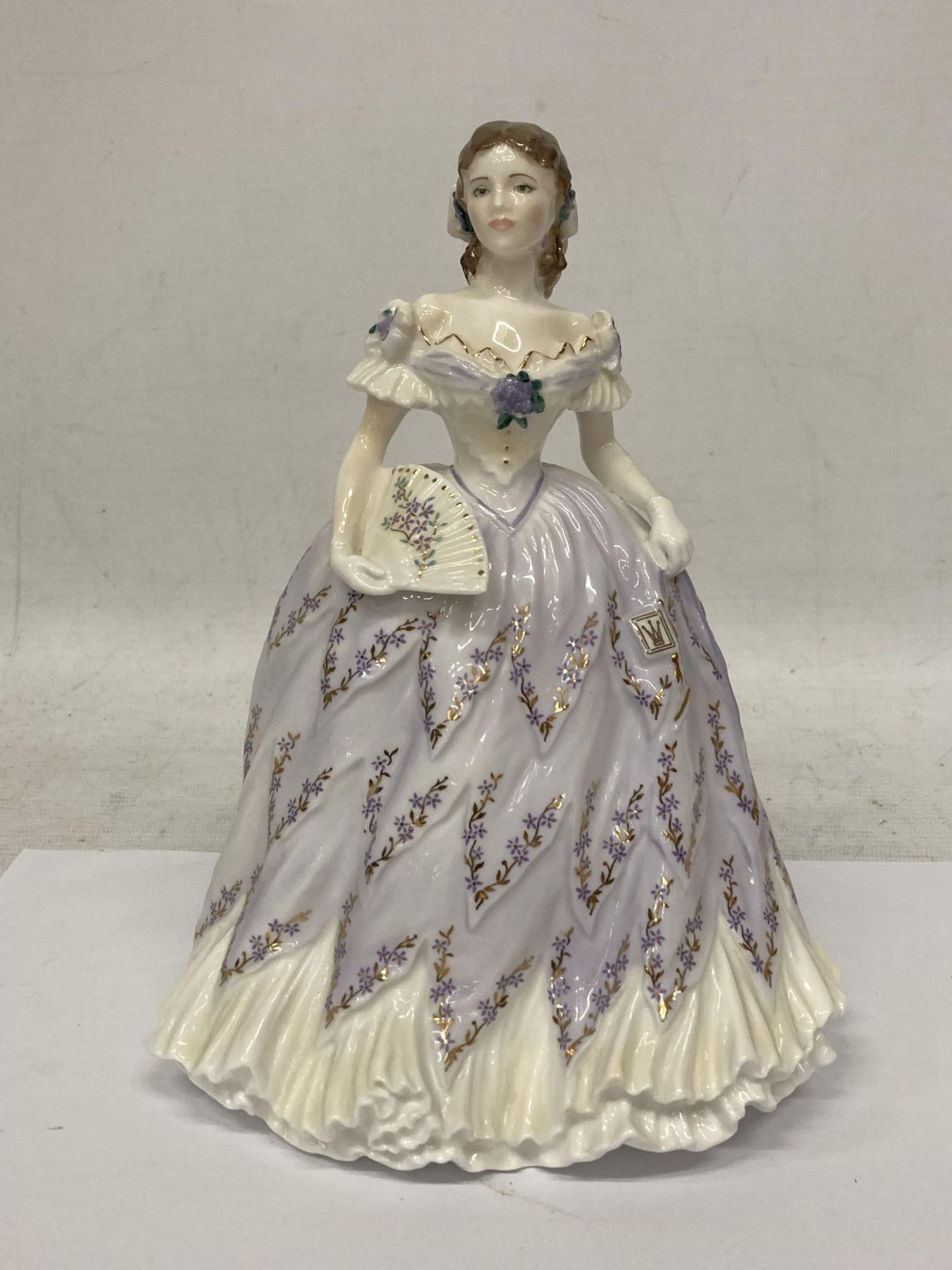 A COALPORT FIGURINE "THE LAST WALTZ" LIMITED EDITION 9,773 OF 12,500