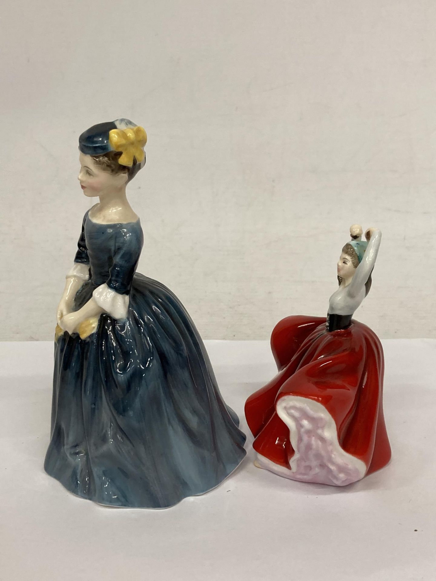 TWO ROYAL DOULTON FIGURINES ROYAL DOULTON MINIATURE "KAREN" HN3270 AND "CHERIE" HN2341 - Image 3 of 4