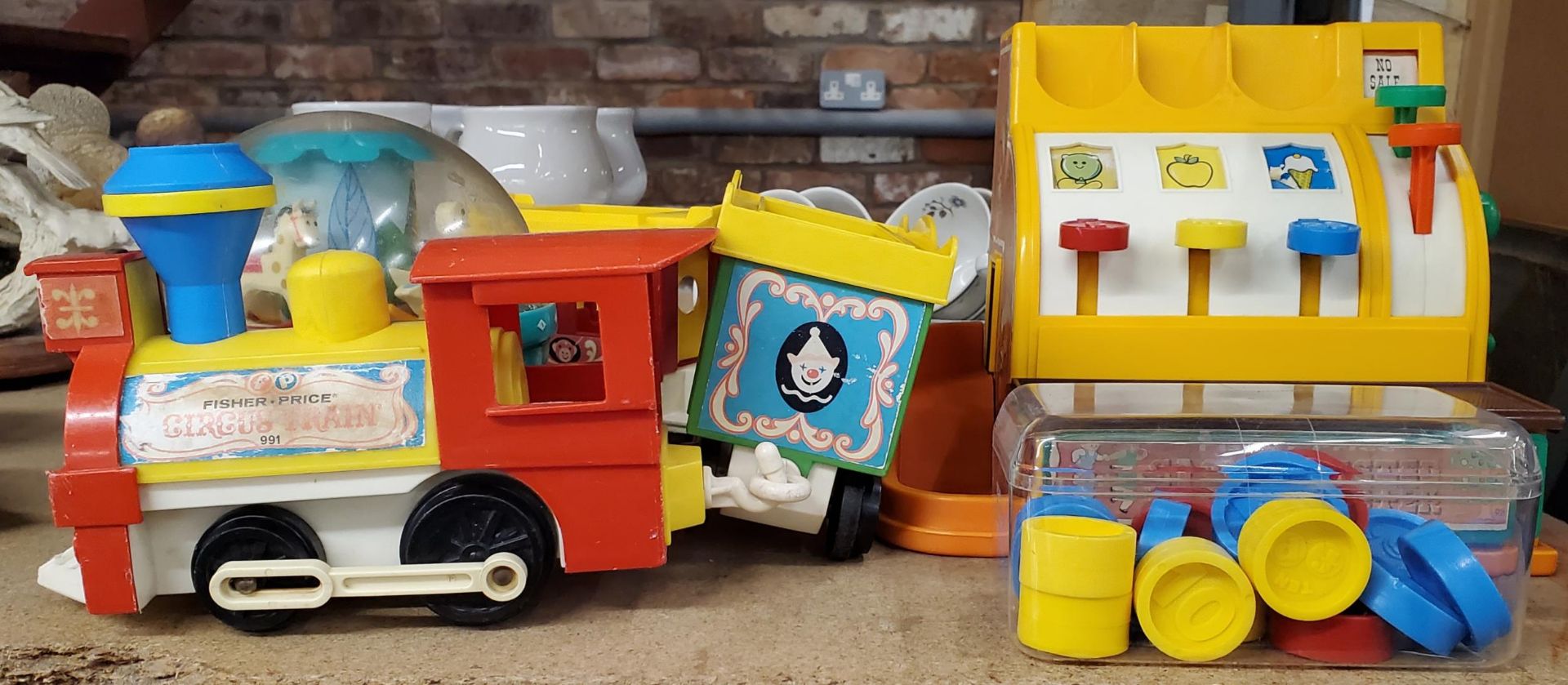 THREE FISHER PRICE CHILDREN'S TOYS