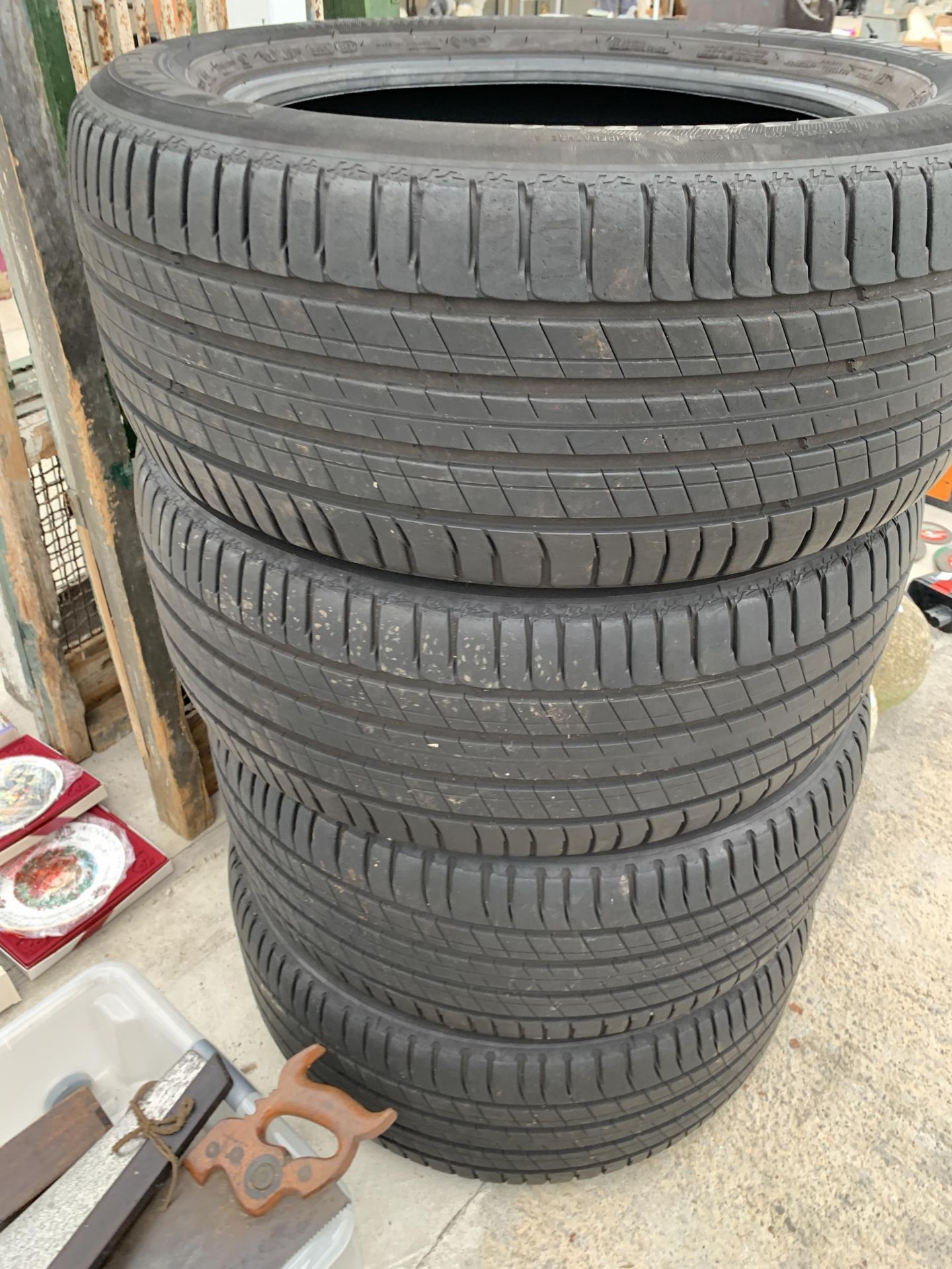 A SET OF FOUR PART WORN MICHELIN 275/50 R20 TYRES - Image 2 of 4