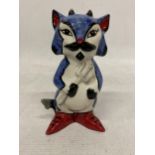 A LORNA BAILEY HAND PAINTED AND SIGNED DEVIL CAT