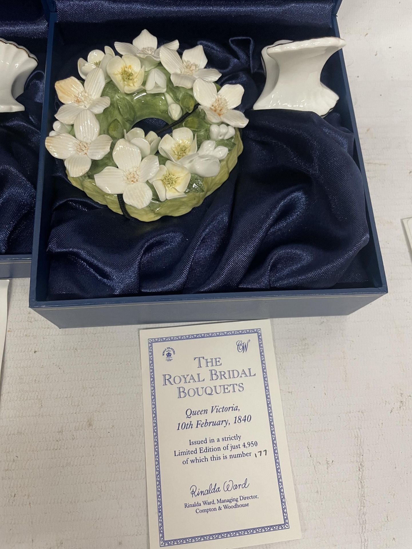 FOUR BOXED CROMPTON AND WOODHOUSE 'THE BRIDAL BOUQUET' SETS TO INCLUDE DUCHESS OF YORK, PRINCESS - Image 5 of 5