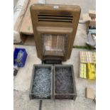 A LARGE QUANTITY OF NAILS AND A HEATER ETC