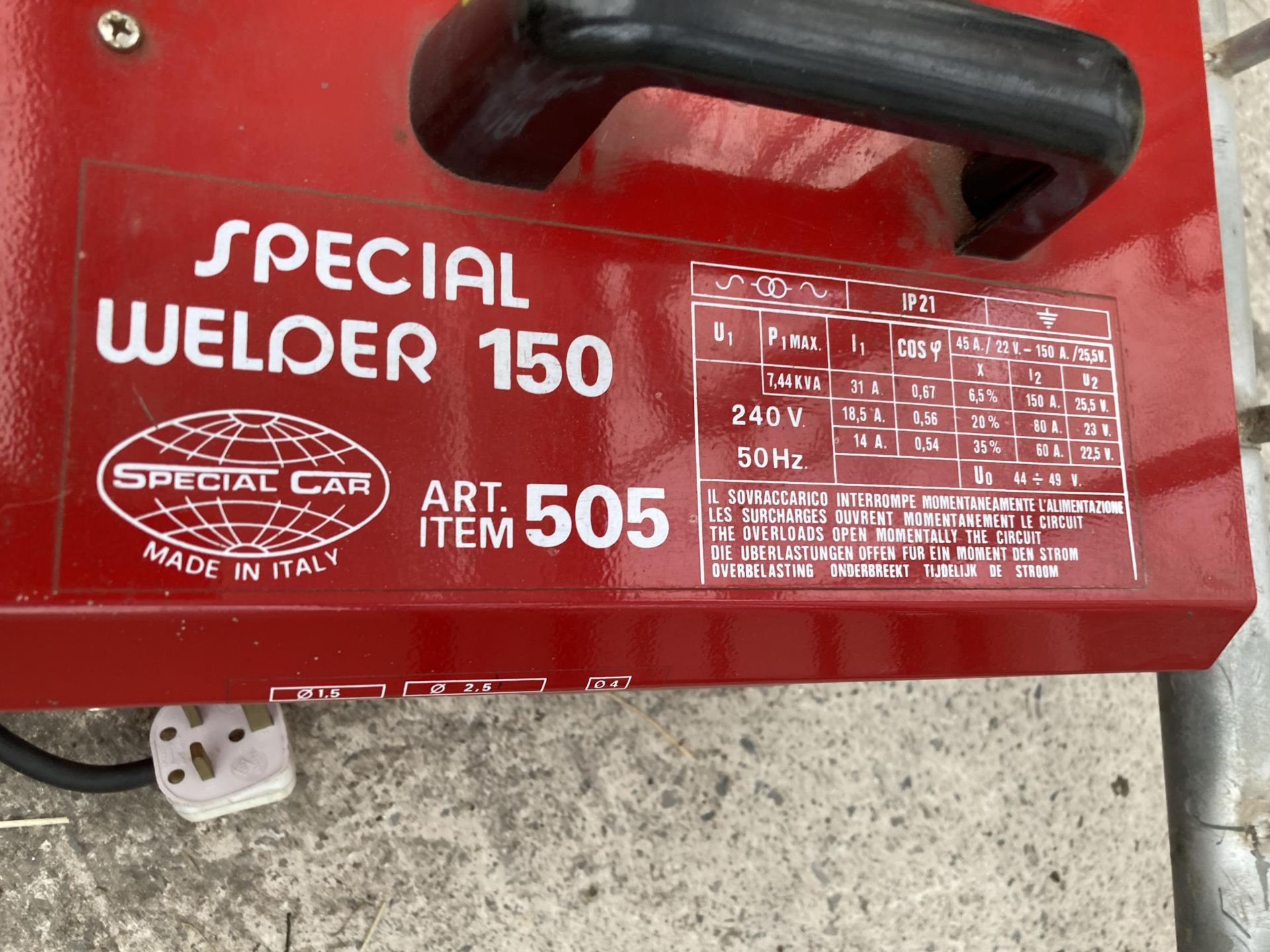 A SPECIAL CAR WELDER 150 MADE IN ITALY - Bild 3 aus 3