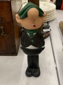 A RARE 1969 AVON ANDY CAPP TALCUM POWDER, HEIGHT 24CM