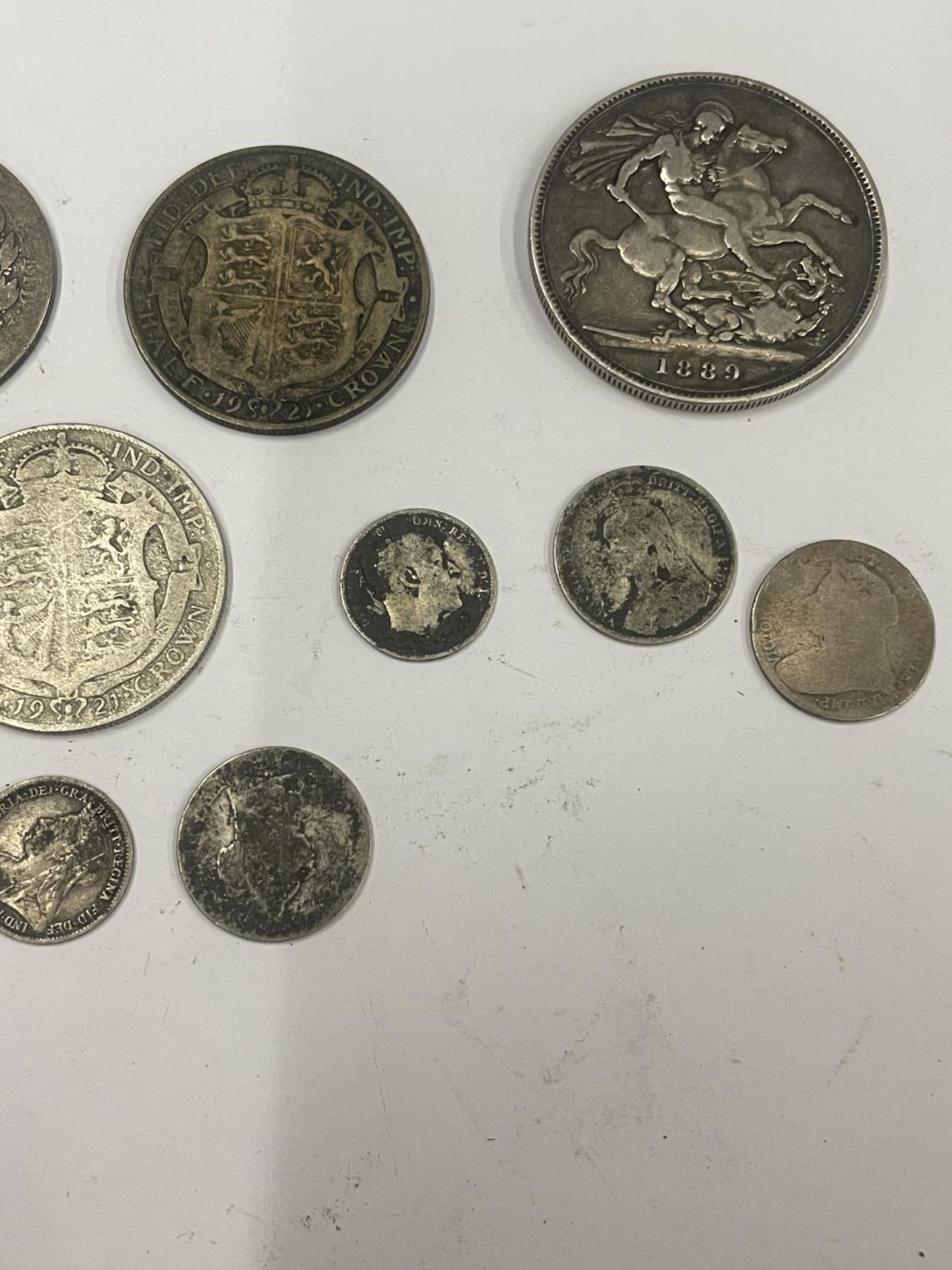 FIFTEEN ASSORTED SILVER COINS - Image 3 of 4