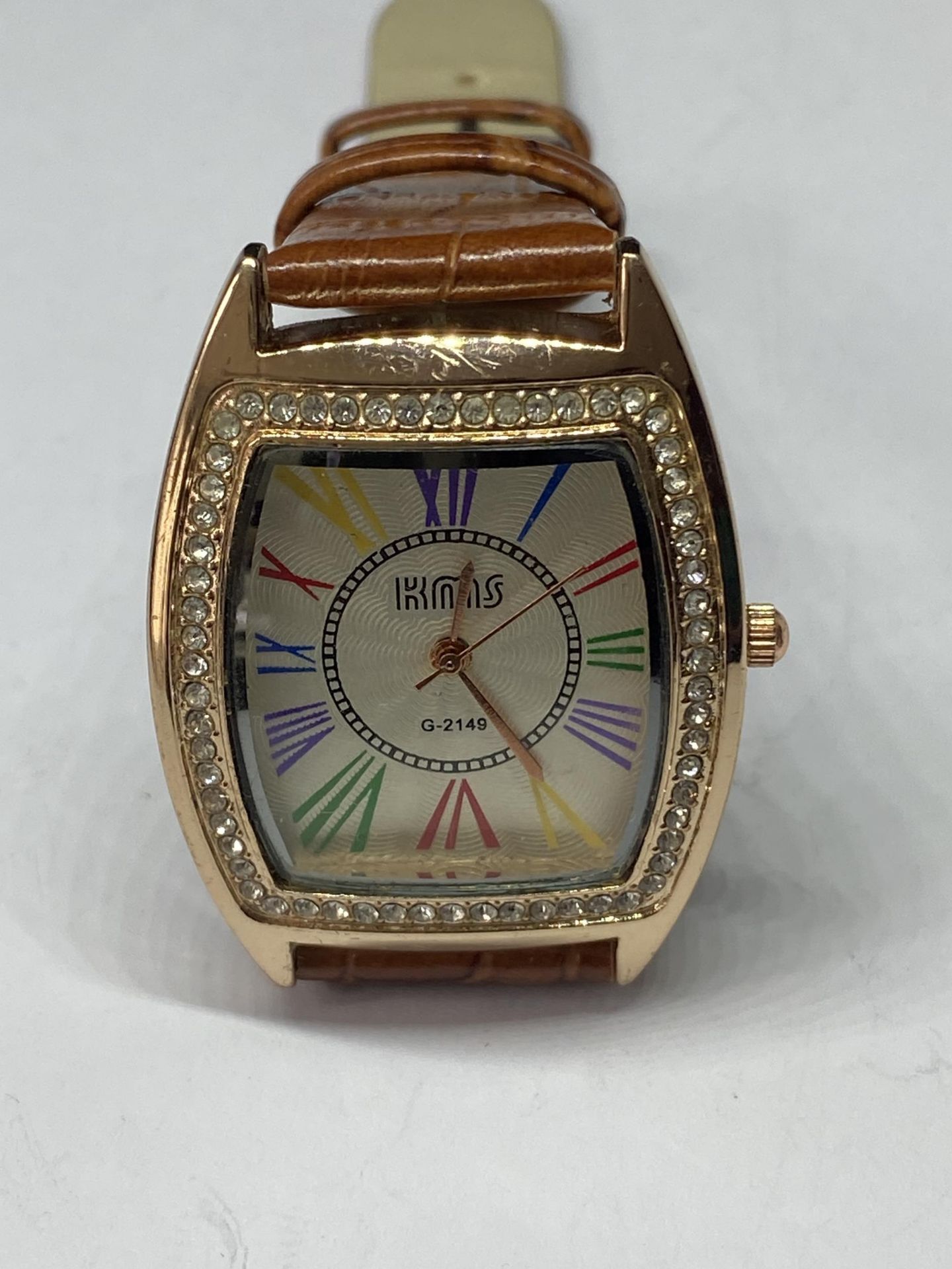 A WRIST WATCH SEEN IN WORKING ORDER BUT NO WARRANTY - Image 3 of 3