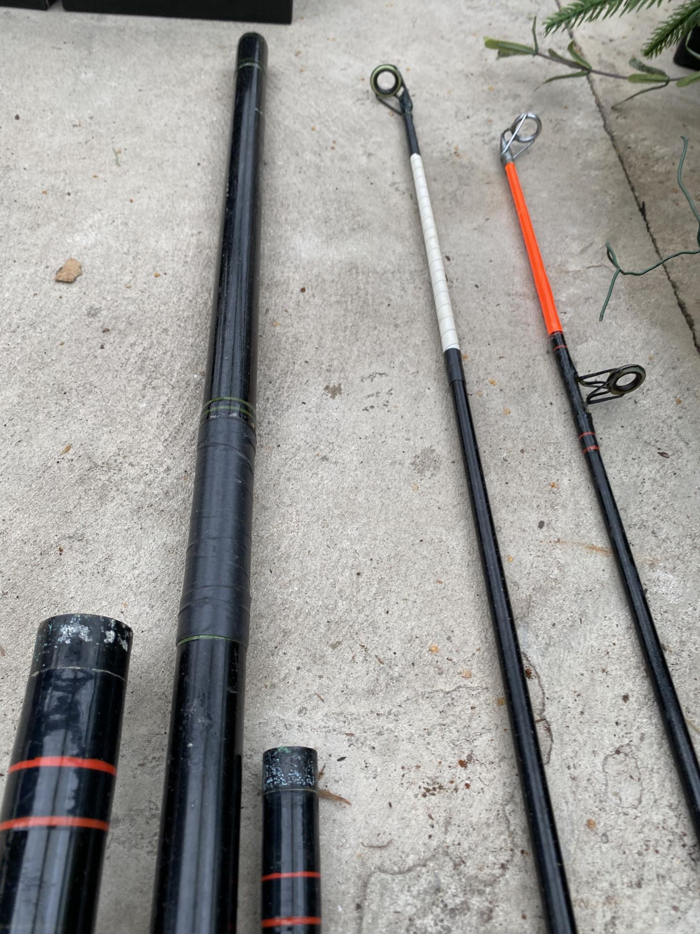 AN ASSORTMENT OF FISHING RODS AND A PAIR OF RON THOMPSON WADERS - Image 3 of 4