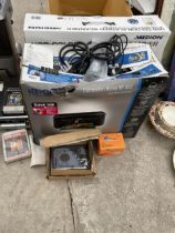 AN ASSORTMENT OF ITEMS TO INCLUDE AN EPSON PRINTER AND A SCANNER ETC