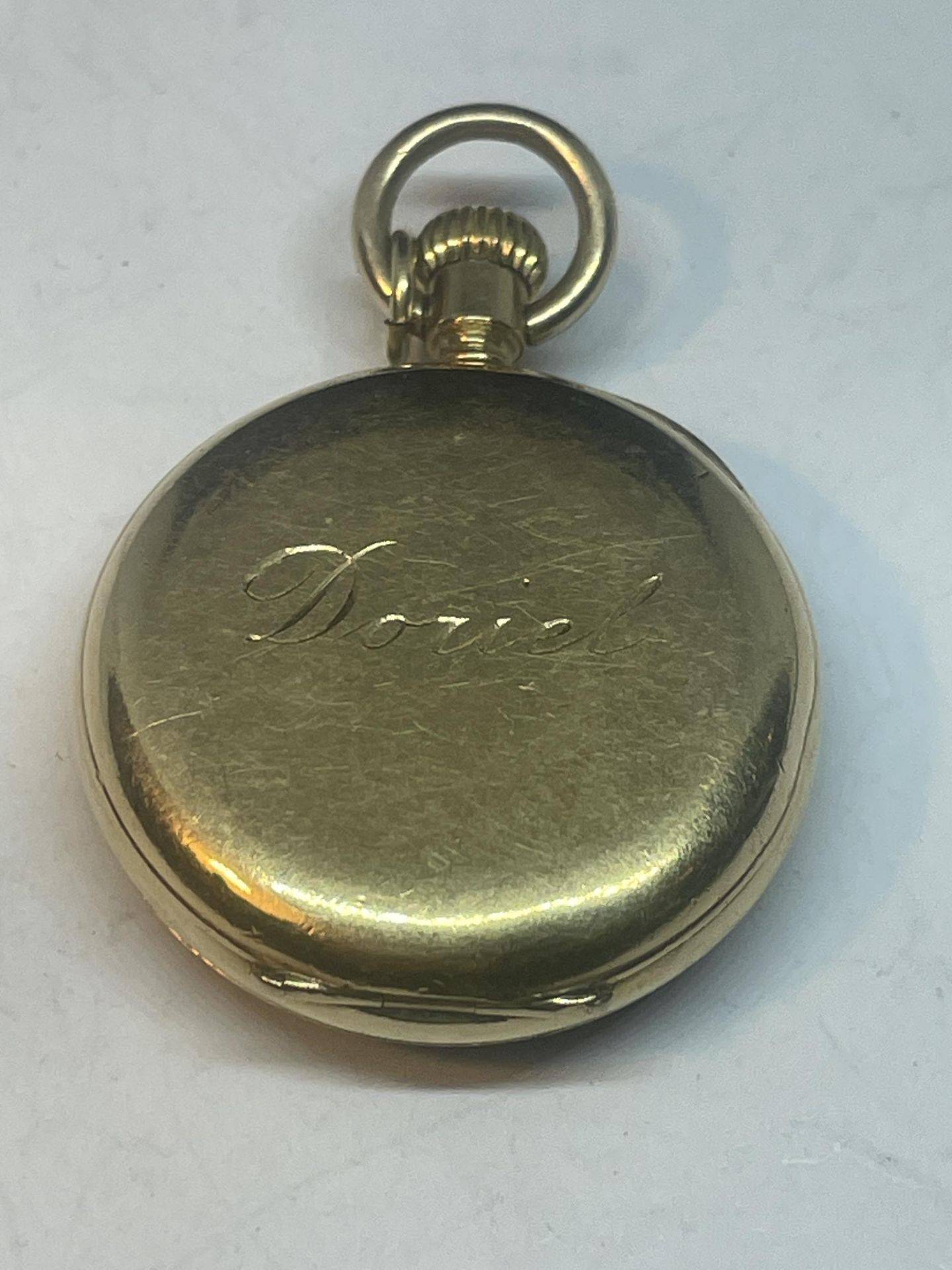 A 14CT GOLD LADIES OPEN FACED POCKET WATCH GROSS WEIGHT 40.20 GRAMS - Image 2 of 8