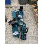 TWO MAKITA BATTERY DRILLS, WITH CHARGERS AND BATTERIES