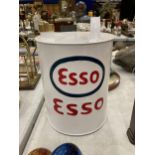 A WHITE 'ESSO' PETROL CAN, HEIGHT 30CM