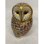 A ROYAL CROWN DERBY OWL