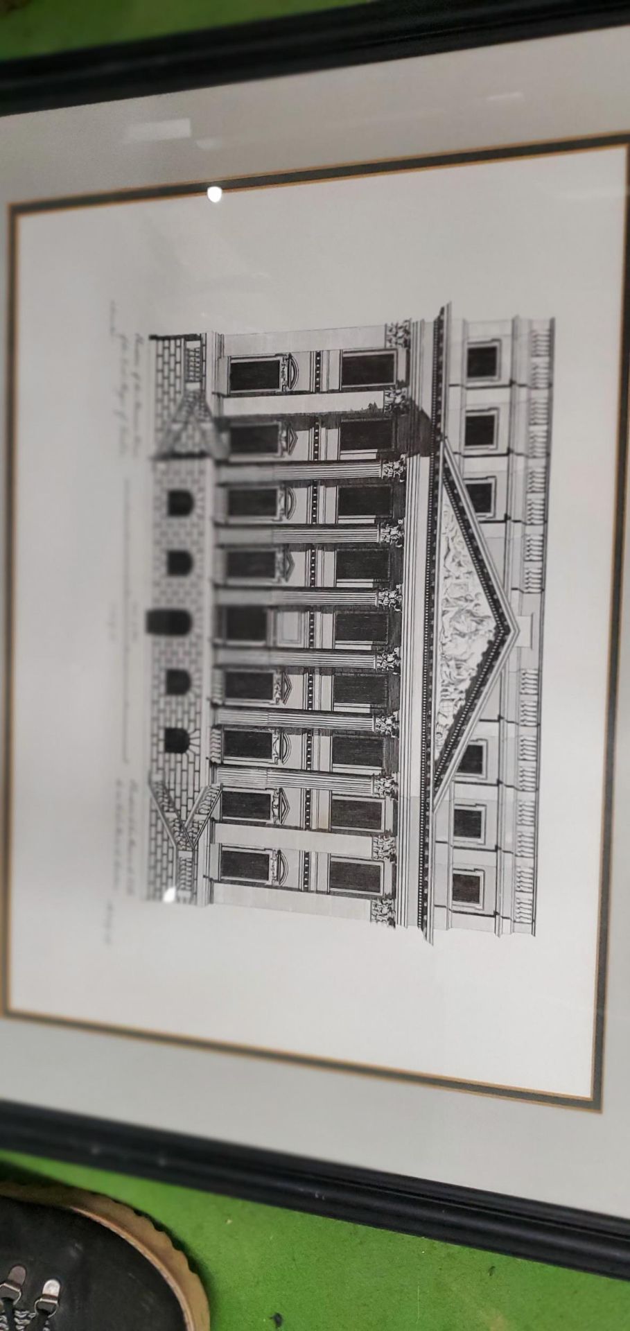 A GROUP OF THREE FRAMED ARCHITECTURAL PRINTS - Bild 2 aus 6